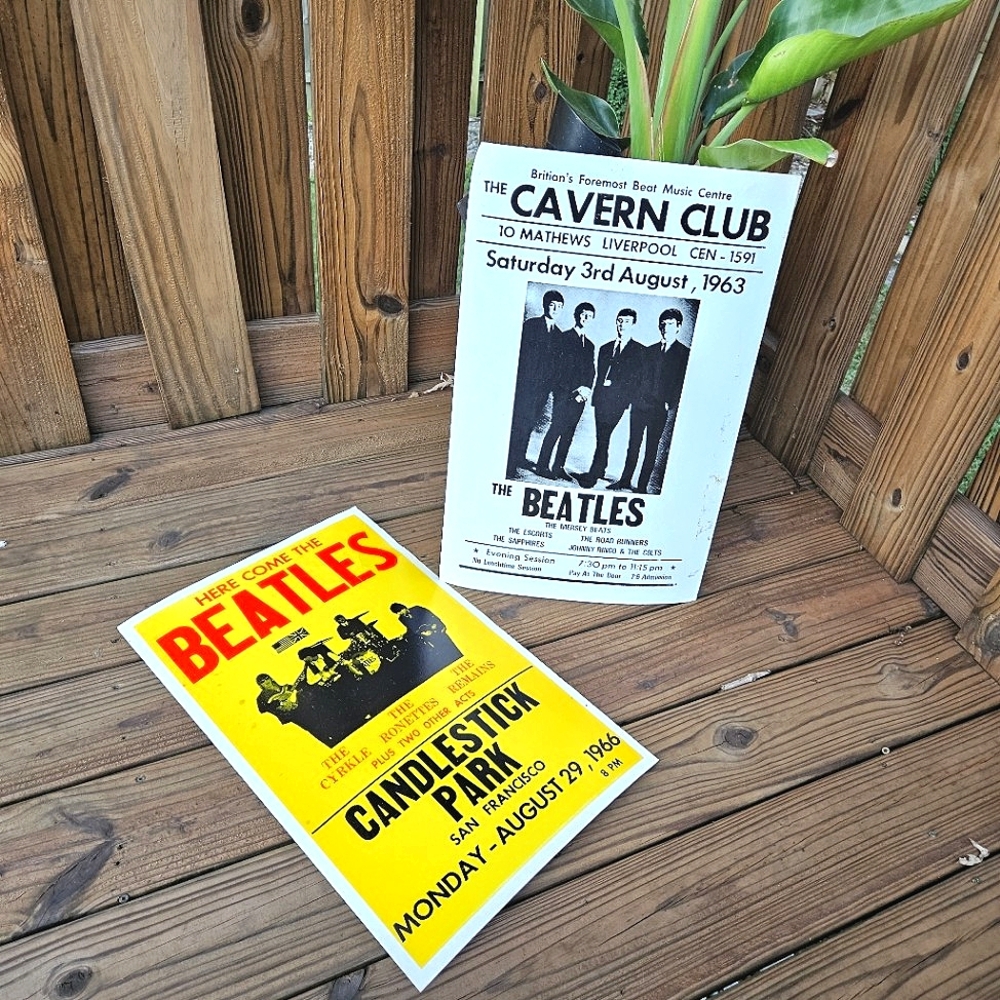 THE BEATLES Authentic Vintage Promo Posters